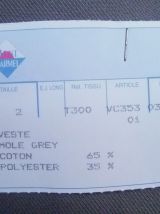 Veste de Travail Mont Carmel grise T44/46