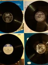 Lot de quatre vinyles 33t De Rock'n'Roll 50s 