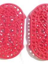 duo de dessous de plat  en fonte , vintage
