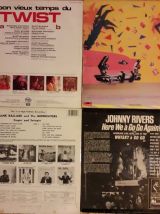 Lot de 4 Vinyles 33t Rock'n'Roll 60s 
