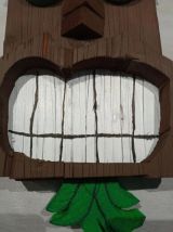 Figurine/ masque DIY Aku Aku Bois jeu video Crash Bandicoot