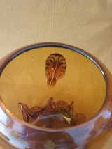 Vase ambré vintage