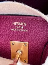 Hermès Birkin 25 Veau Togo Rouge Grenat
