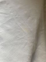 Nappe et serviettes de table coton blanc damassé HB.