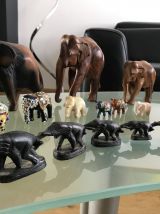 Collection de 42 pièces Eléphants, boîtes  fait main
