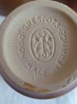 6 Gobelets grès Digoin , vintage