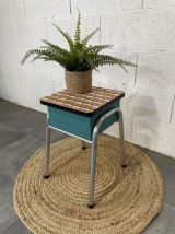 Tabouret coffre Formica vintage 