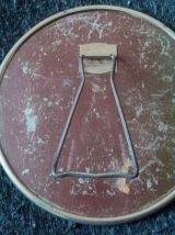 Miroir de barbier rond , vintage