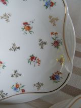 Petites assiettes anciennes porcelaine Limoges Raynaud &amp; Co 