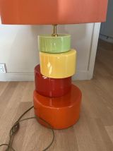 Lampe type Kostka vintage multi couleurs