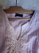 Blouse rose vintage 