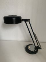 Lampe vintage 1950 industrielle type Jumo noire - 35 cm