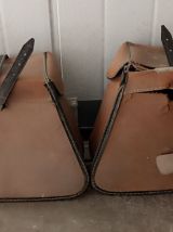 Sacoches vélo / cyclomoteur marrons