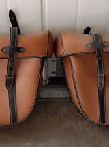 Sacoches vélo / cyclomoteur marrons