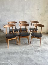 Chaises scandinaves vintage