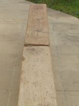 lot de 2 bancs dans leur patine