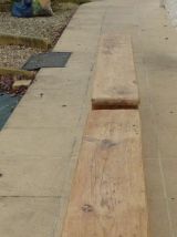 lot de 2 bancs dans leur patine