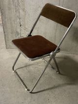 Chaise pliante italienne années 70