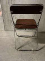 Chaise pliante italienne années 70
