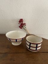 Bol et tasse modèle Basque Bearn.