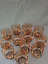 Verres fumes décor de blé