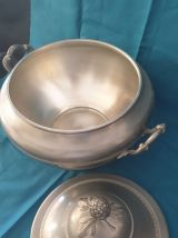 Soupiére  en étain