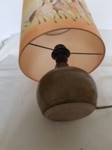 Lampe veilleuse vintage en grès vernissé années 60/70