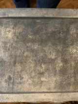 Grand plateau vintage Métal et régule 60/45 cm