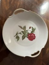 Plat à Gâteaux Vintage 1970 Porcelaine de Paris - Limoges Fr