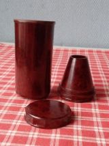 Crachoir de poche en bakélite 