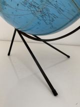 Globe vintage 1960 terrestre mappemonde Girard Barrère - 32 