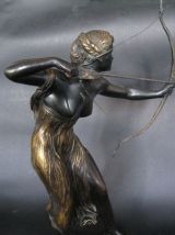 Diane chasseresse;Bronze 1930 art deco