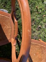 6 chaises cannées Louis Philippe