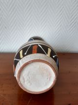 Vase en céramique graphique, West Germany, vers 1970 