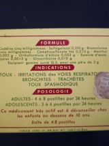 Ancienne boîte en tôle Pectosan Pates Médicamenteuses Toux