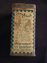 Rare - Boîte Publicitaire en tôle  Cacao " Caogénol