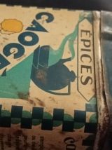 Rare - Boîte Publicitaire en tôle  Cacao " Caogénol