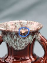 Petit Vase "Vallauris" - Fait Main - Unique - French