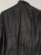 Blouson cuir noir