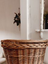 Panier en osier pour vélo 