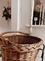 Panier en osier pour vélo 