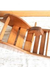 Cheval à bascule en pin scandinave, 1960