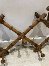 Portemanteau dépliant en bois