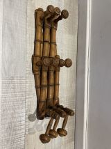 Portemanteau dépliant en bois