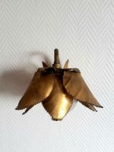 Applique fleur Maison Jansen 1960