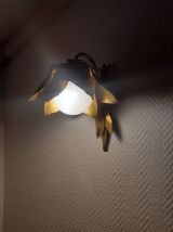 Applique fleur Maison Jansen 1960