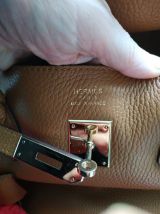 Sac type Birkin  40cm Cuir véritable