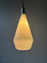 ANCIENNE SUSPENSION VINTAGE EN VERRE 