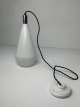 ANCIENNE SUSPENSION VINTAGE EN VERRE 