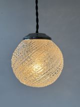 LOT DE 2 ANCIENNES SUSPENSIONS RONDES VINTAGE